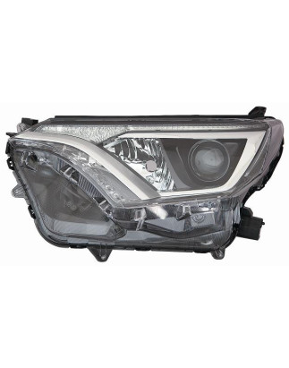 PROIETTORE DESTRO LED HIR WY21W CON PARABOLA NERA CON MOTORE CON LUCE DIURNA LED TOYOTA RAV 4 A4 20162019
