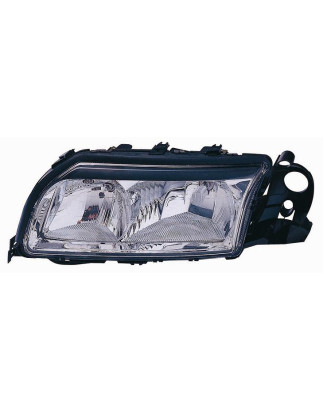 PROIETTORE DESTRO H7,H7 REGOLAZIONE ELETTRICA CON CORNICE INTERNA CROMATA VOLVO S80 184 19992006