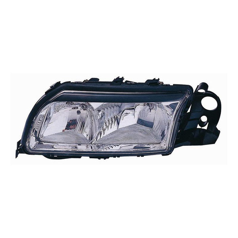 PROIETTORE DESTRO H7,H7 REGOLAZIONE ELETTRICA CON CORNICE INTERNA CROMATA VOLVO S80 184 19992006