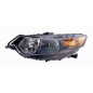 PROIETTORE SINISTRO H1 CON PARABOLA NERA CON PREDISPOSIZIONE REGOLAZIONE ELETTRICA HONDA ACCORD CWCLCN 20082015 VERS 2011