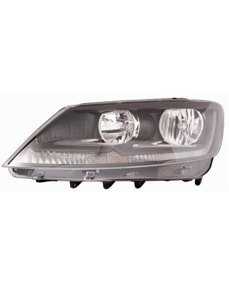 PROIETTORE DESTRO H7,H15 CON PARABOLA NERA CON MOTORE SEAT ALHAMBRA 710711 2010
