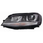 PROIETTORE SINISTRO XENON CON PARABOLA NERA CON MOTORE VOLKSWAGEN GOLF VII 5G1 20132016, VOLKSWAGEN GOLF VII VARIANTALLTRACK BA
