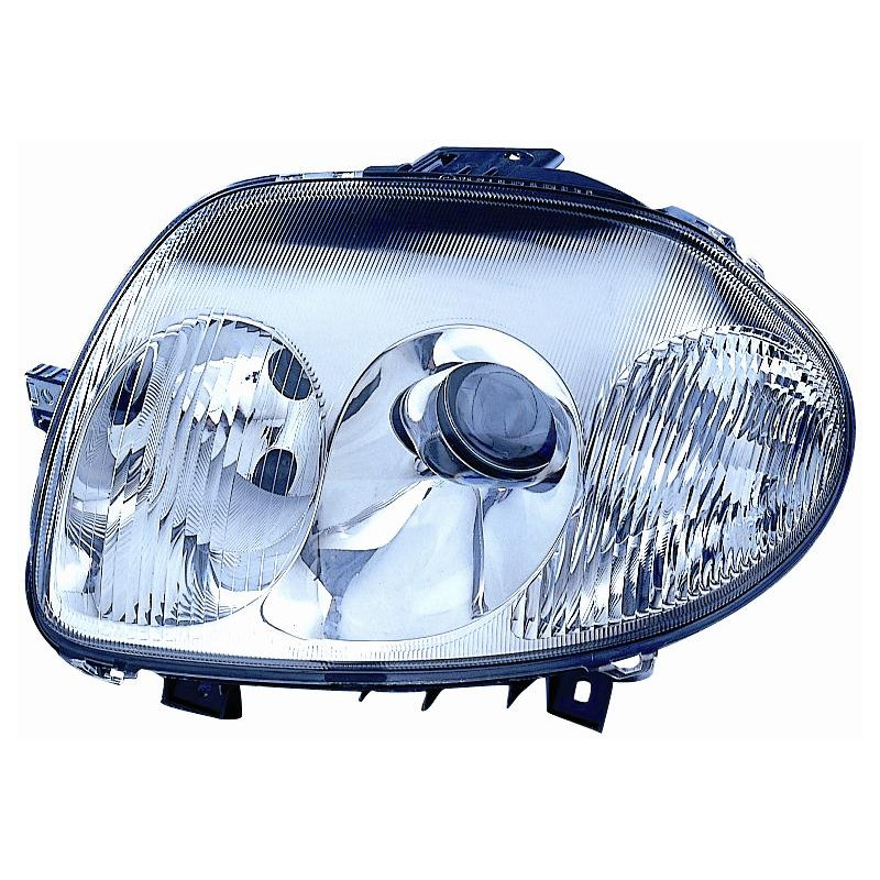 PROIETTORE DESTRO 2 PORTE HB3,H7 CON PARABOLA DOPPIA CON PREDISPOSIZIONE REGOLAZIONE ELETTRICA RENAULT CLIO II BBCB 19982001