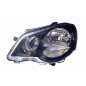 PROIETTORE SINISTRO H7,H1 CON PARABOLA NERA VOLKSWAGEN POLO 9N3 20052009