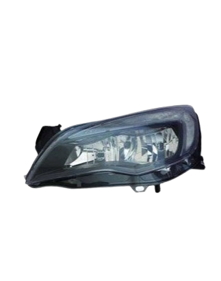 PROIETTORE DESTRO H7,H7 CON PARABOLA NERA LUCIDA CON MOTORE OPEL ASTRA J 3DGTC P10 2011 VERS 012013, OPEL ASTRA J 5DSW P10 2010