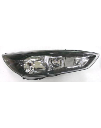 PROIETTORE SINISTRO LED CON PARABOLA NERA CON MOTORE CON LUCE DIURNA LED FORD FOCUS DH 20142018