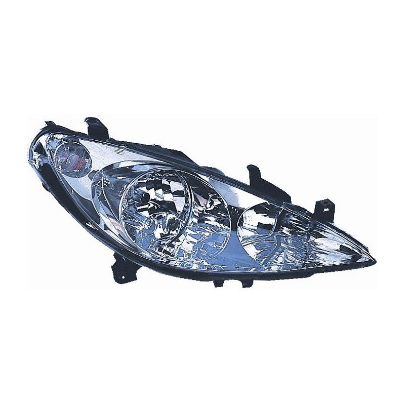 PROIETTORE DESTRO H7,H1 MODELLO VALEO SENZA FENDINEBBIA CON PREDISPOSIZIONE REGOLAZIONE ELETTRICA PEUGEOT 307 3A3C 20012005