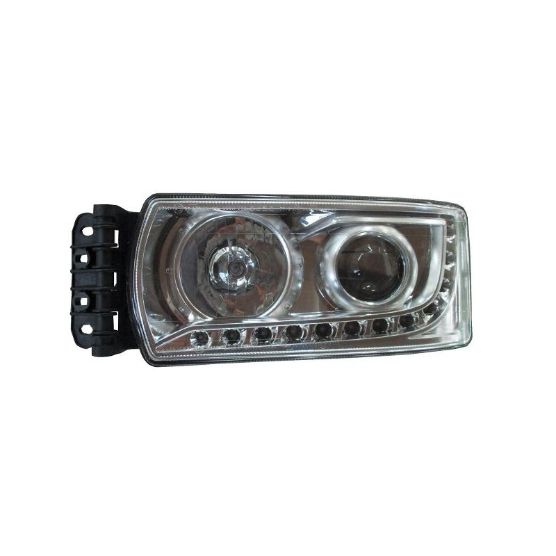 PROIETTORE DESTRO LED REGOLAZIONE MANUALE CON LUCE DIURNA LED IVECO STRALIS 20032019 VERS 2013