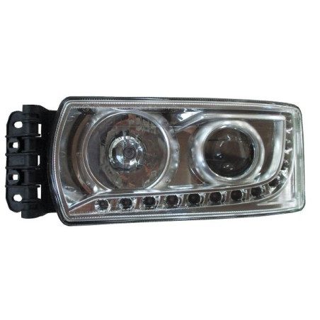 PROIETTORE DESTRO LED REGOLAZIONE MANUALE CON LUCE DIURNA LED IVECO STRALIS 20032019 VERS 2013