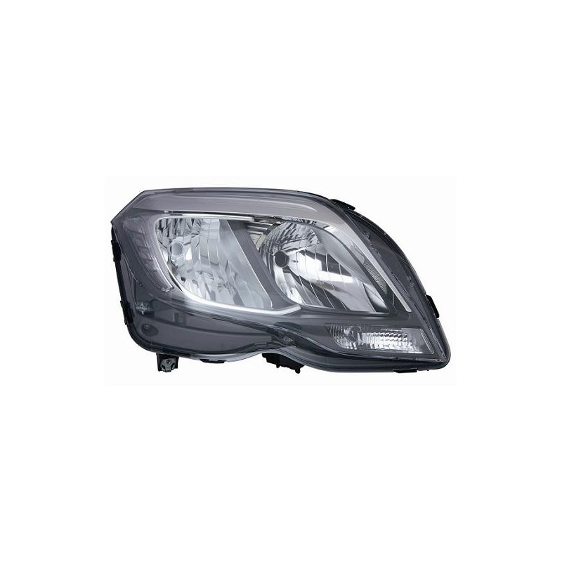 PROIETTORE SINISTRO H7,H15 CON PARABOLA NERA MERCEDES-BENZ GLK X204 20122015