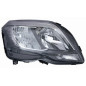PROIETTORE SINISTRO H7,H15 CON PARABOLA NERA MERCEDES-BENZ GLK X204 20122015