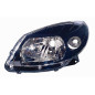 PROIETTORE DESTRO H4 CON PARABOLA NERA CON PREDISPOSIZIONE REGOLAZIONE ELETTRICA DACIA SANDERO I BS 20082012