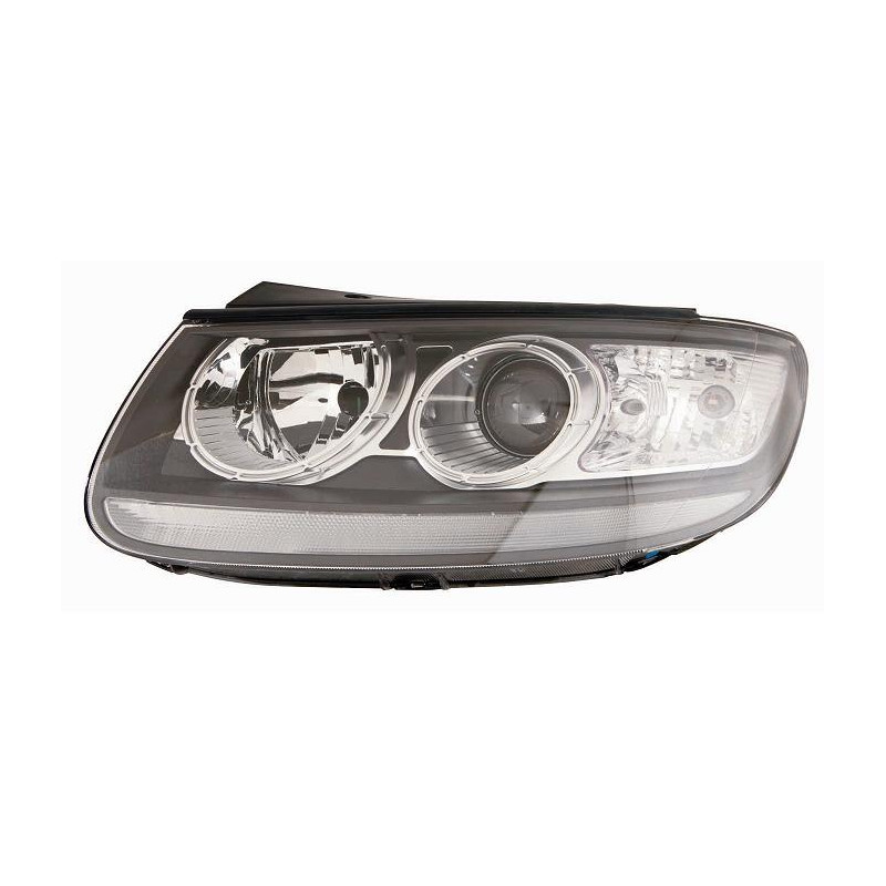 PROIETTORE DESTRO H7,H7 CON PARABOLA NERA CON PREDISPOSIZIONE REGOLAZIONE ELETTRICA HYUNDAI SANTA FE CM 20092012
