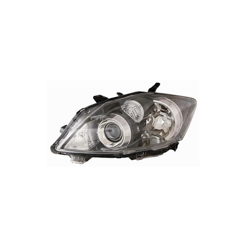 PROIETTORE DESTRO XENON MODELLO VALEO CON PARABOLA NERA CON PREDISPOSIZIONE REGOLAZIONE ELETTRICA TOYOTA AURIS E15 20102012
