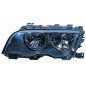 PROIETTORE SINISTRO H7,H7 CON PARABOLA NERA CON MOTORE CON CORNICE NERA CON PREDISPOSIZIONE REGOLAZIONE ELETTRICA BMW SERIES 3 