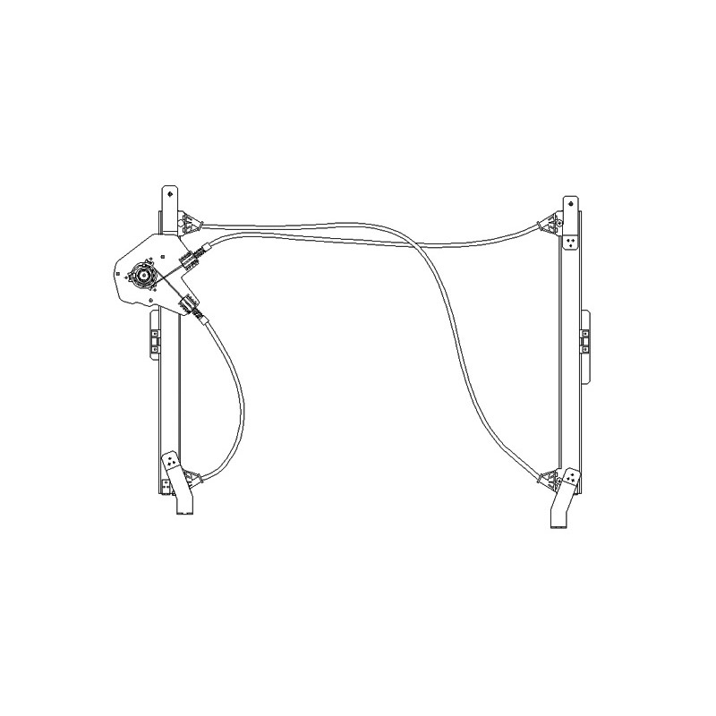 ALZACRISTALLO MECCANISMO ANTERIORE DESTRO 3 PORTE MINI CABRIO R52 20042008      , MINI CABRIO R57 20082010       VERS 2008 , MI