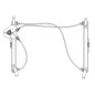 ALZACRISTALLO MECCANISMO ANTERIORE DESTRO 3 PORTE MINI CABRIO R52 20042008, MINI CABRIO R57 20082010 VERS 2008, MINI CABRIO R57