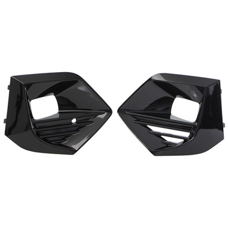 KIT GRIGLIE FENDINEBBIA ANTERIORE DESTRASINISTRA NERO LUCIDO PEUGEOT 2008 II CU 20192023