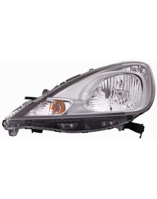 PROIETTORE DESTRO H4 CON PARABOLA CROMATA CON PREDISPOSIZIONE REGOLAZIONE ELETTRICA HONDA JAZZ GK 20112015