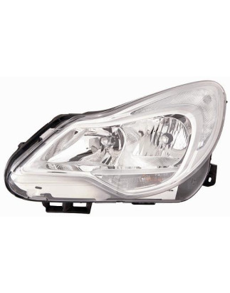 PROIETTORE DESTRO H7,H1,PY24W CON PARABOLA CROMATA CON MOTORE OPEL CORSA D S07 20062015 VERS 2011