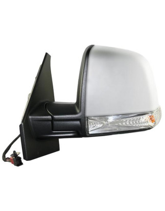RETROVISORE ELETTRICO SINISTRO 6 PIN CON PRIMER TERMICO VETRO CONVESSO CON FANALINO INTEGRATO FIAT DOBLO 263 20092015, FIAT DOB