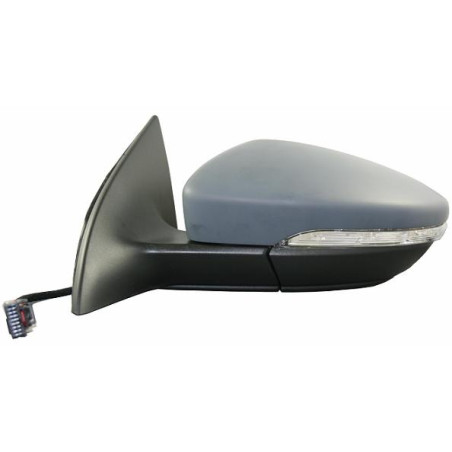 RETROVISORE ELETTRICO DESTRO 6 PIN CON PRIMER TERMICO VETRO CONVESSO CON FANALINO INTEGRATO VOLKSWAGEN CC 358 20122017, VOLKSWA
