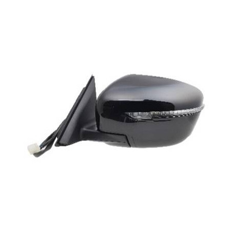 RETROVISORE ELETTRICO SINISTRO 9 PIN CON PRIMER TERMICO VETRO CONVESSO RICHIUDIBILE ELETTRICAMENTE CON FANALINO INTEGRATO NISSA