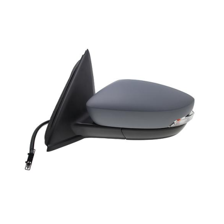 RETROVISORE ELETTRICO SINISTRO 6 PIN CON PRIMER TERMICO VETRO CONVESSO CON FANALINO INTEGRATO SEAT TOLEDO KG3 201  SKODA FABIA 