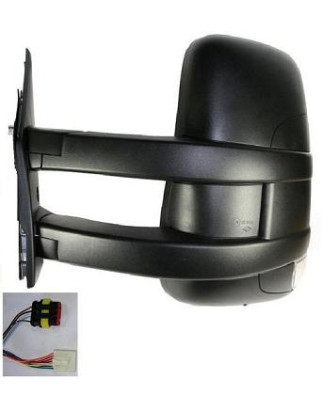 RETROVISORE MANUALE SINISTRO BRACCIO LUNGO VETRO CONVESSO CON FANALINO INTEGRATO IVECO DAILY 20072011 VERS 012009, IVECO DAILY 