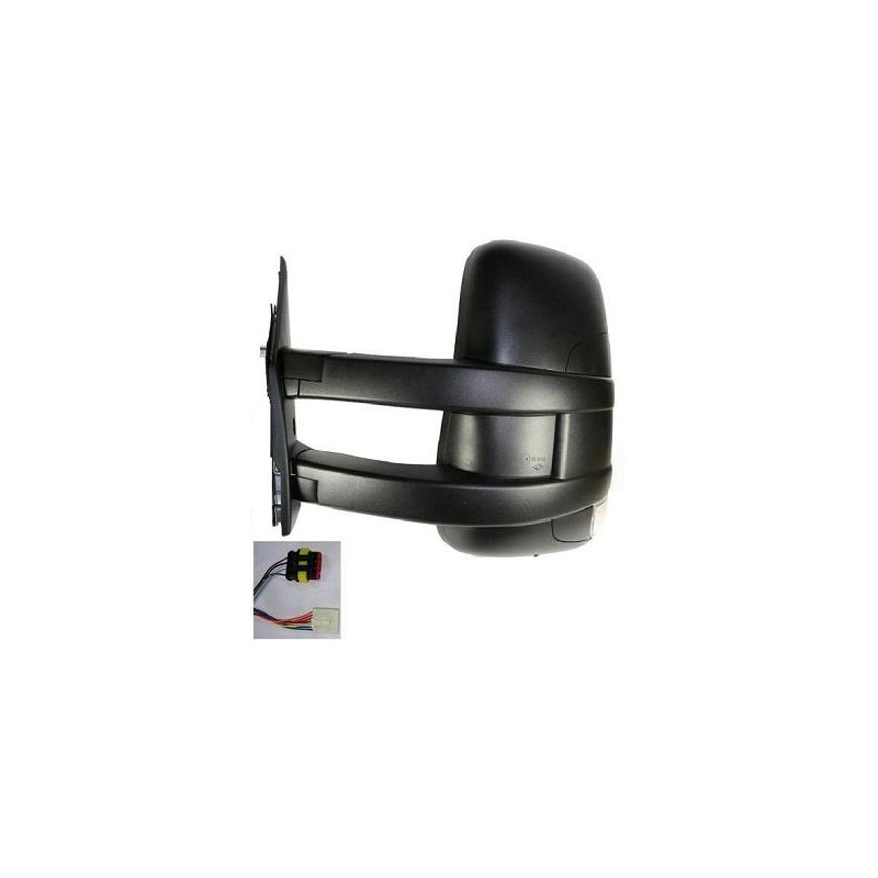 RETROVISORE MANUALE SINISTRO BRACCIO LUNGO VETRO CONVESSO CON FANALINO INTEGRATO IVECO DAILY 20072011 VERS 012009, IVECO DAILY 