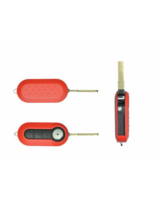 GUSCIO CHIAVE ROSSO 3 TASTI: TASTO APERTURA TASTO CHIUSURA TASTO PORTELLONE LAMA SIP22 FIAT 500 312 20072015      , FIAT 500 L 