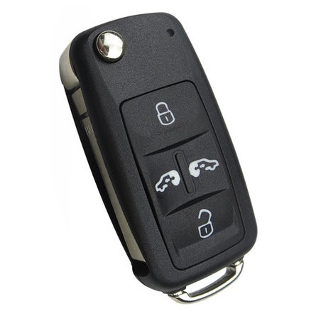 GUSCIO CHIAVE 4 TASTI: CON PORTE SCORREVOLI TASTO APERTURA TASTO CHIUSURA LAMA HU66 VOLKSWAGEN SHARAN 7N17N2 20102022      , VO