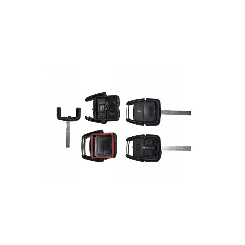 GUSCIO CHIAVE NERO 3 TASTI: TASTO APERTURA TASTO CHIUSURA TASTO PORTELLONE LAMA HU100 OPEL ASTRA G T98F35 19982004      , OPEL 