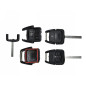 GUSCIO CHIAVE NERO 3 TASTI: TASTO APERTURA TASTO CHIUSURA TASTO PORTELLONE LAMA HU100 OPEL ASTRA G T98F35 19982004      , OPEL 
