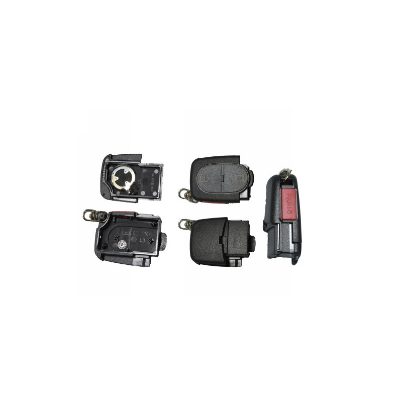 GUSCIO CHIAVE NERO 2+1 TASTI: SOLO PARTE INFERIORE BATTERIA 1616 TASTO APERTURA TASTO CHIUSURA TASTO PANIC AUDI A3 8P18PA 20032