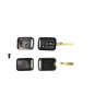 GUSCIO CHIAVE NERO 3 TASTI: TASTO APERTURA TASTO CHIUSURA TASTO PORTELLONE LAMA NSN14 NISSAN MICRA K12 20022010      , NISSAN P