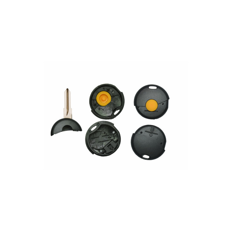 GUSCIO CHIAVE NERO CON TASTO ARANCIO 1 TASTI: TASTO APERTURA TASTO CHIUSURA LAMA GT15R SMART FORTWO 450 19982007