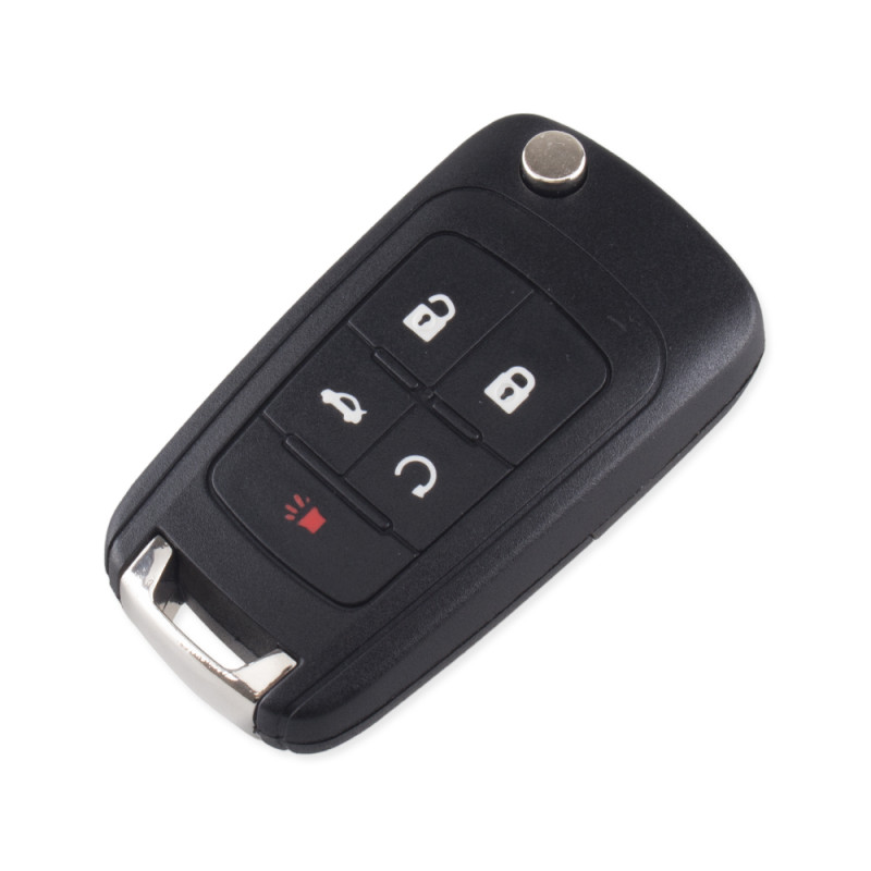 GUSCIO CHIAVE NERO 4+1 TASTI: TASTO APERTURA TASTO CHIUSURA TASTO PORTELLONE TASTO PANIC LAMA DWO5 CHEVROLET AVEO HB-LB 2008201