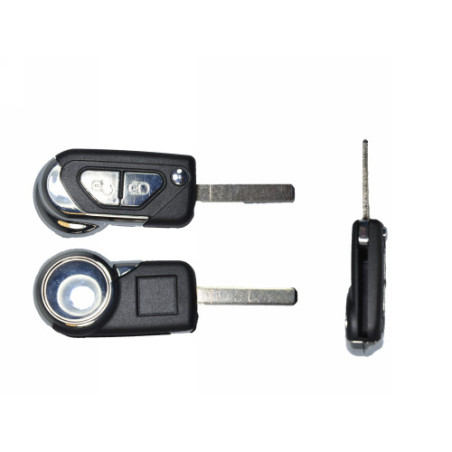GUSCIO CHIAVE NERO CON TASTI ARGENTO 2 TASTI: TASTO APERTURA TASTO CHIUSURA LAMA VA2 CITROEN DS3 SA 20102014      , CITROEN DS4