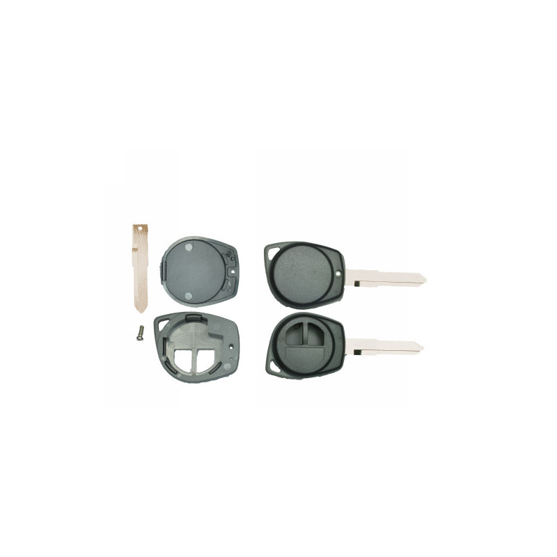 GUSCIO CHIAVE NERO 2 TASTI: NO TASTI IN GOMMA TASTO APERTURA TASTO CHIUSURA LAMA HU56 OPEL AGILA H08 20082014      , SUZUKI SPL