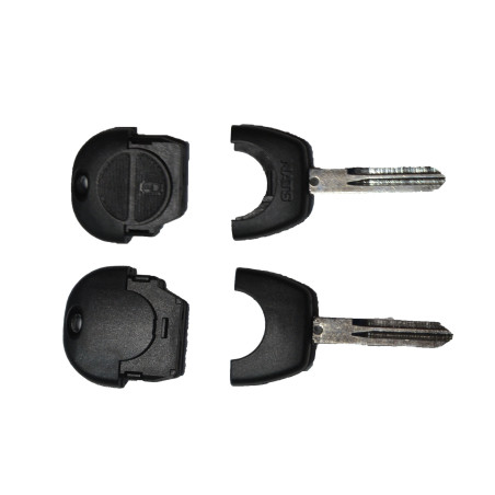 GUSCIO CHIAVE NERO 2 TASTI: NUOVO STILE TASTO APERTURA TASTO CHIUSURA LAMA NSN14 NISSAN ALMERA HB N16 20002006      , NISSAN AL
