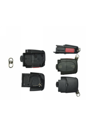 GUSCIO CHIAVE NERO 2+1 TASTI: SOLO PARTE INFERIORE BATTERIA 2032 TASTO APERTURA TASTO CHIUSURA TASTO PANIC AUDI A3 8P18PA 20032