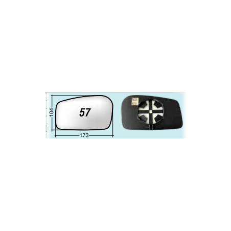 VETRO CON PIASTRA SINISTRO ASFERICO TERMICO FIAT ULYSSE 170220 1994200  LANCIA ZETA 22 1994200  PEUGEOT 806 221 19942002