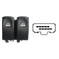 BLOCCO COMANDI ALZACRISTALLI ANTERIORE PORTA ANTERIORE SINISTRA 10 PIN 2 INTERRUTTORI RENAULT CLIO III BR0 1CR0 1 20062009     
