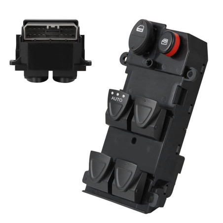 BLOCCO COMANDI ALZACRISTALLI ANTERIORE PORTA ANTERIORE SINISTRA 22 PIN 4 INTERRUTTORI CON CHIUSURA CENTRALIZZATA HONDA CIVIC HB