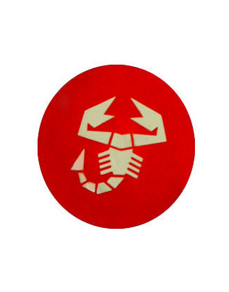 VETRINO BIADESIVO ABARTH DIAM60