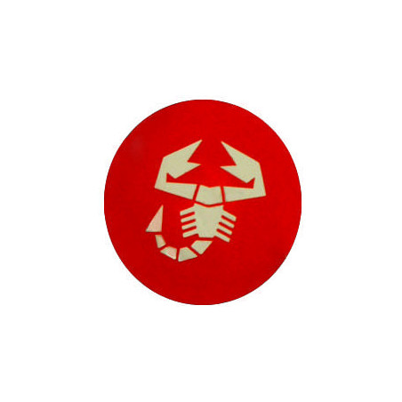 VETRINO BIADESIVO ABARTH DIAM60