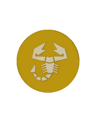 VETRINO BIADESIVO ABARTH DIAM60