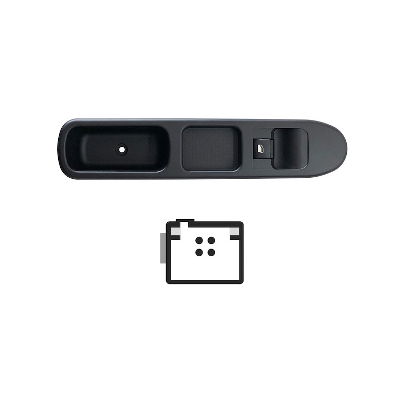PULSANTIERA ALZACRISTALLI PORTA ANTERIORE DESTRA 4 PIN 1 INTERRUTTORI CITROEN BERLINGO B9 20082015      , CITROEN C4 LCLA 20042