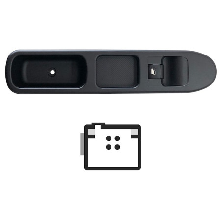 PULSANTIERA ALZACRISTALLI PORTA ANTERIORE DESTRA 4 PIN 1 INTERRUTTORI CITROEN BERLINGO B9 20082015      , CITROEN C4 LCLA 20042